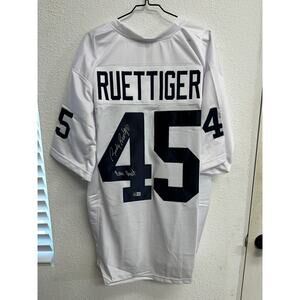 Rudy Ruettiger Autographed Jersey Beckett COA
